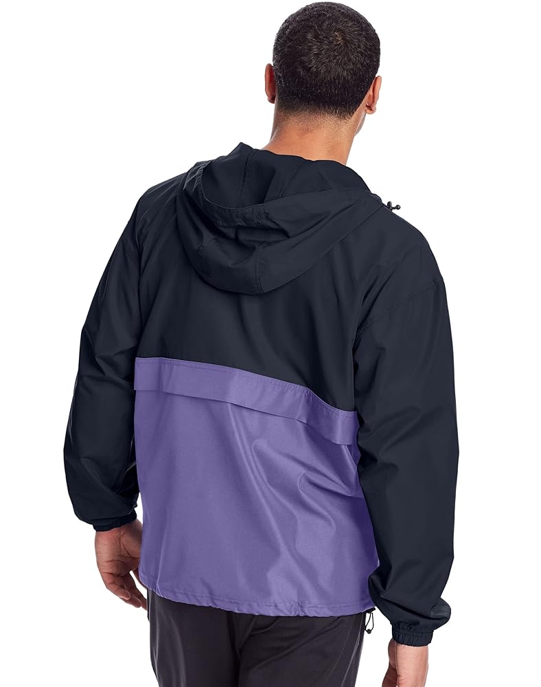 Champion mens Stadium Colorblocked Packable Jacket, Shield